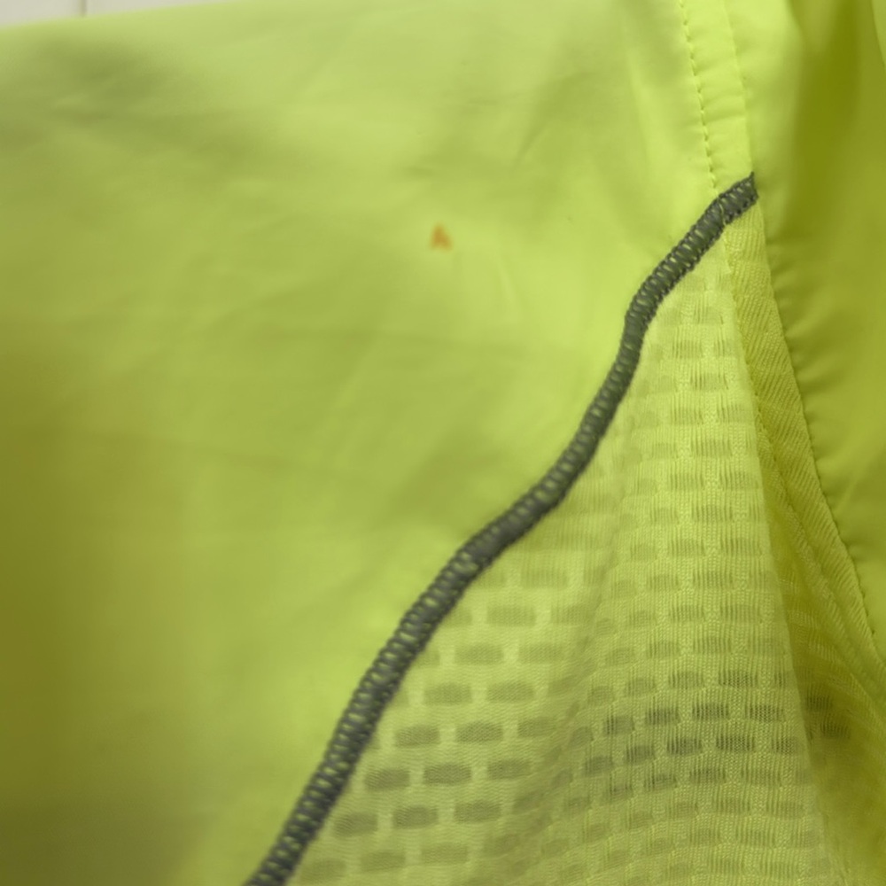 Champion Women's Neon Yellow Jacket windbreaker zipper pockets &closure. XS/TP - Picture 6 of 14